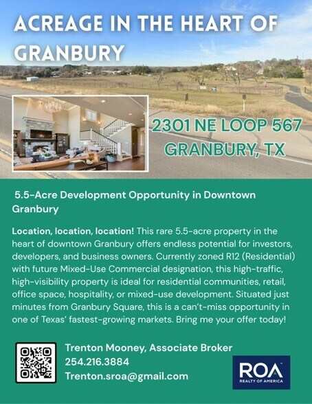More Photos Of 2301 NE Loop 567, Granbury Land For Sale