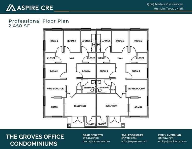 More Photos Of 13803 Madera Run, Humble Office For Sale