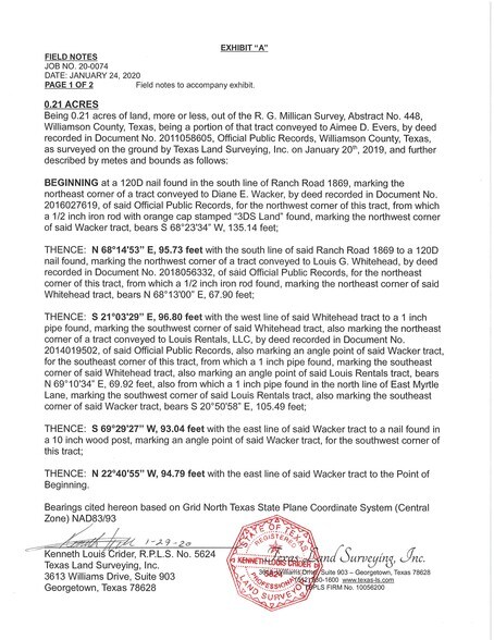 More Photos Of 3303 Ranch Road 1869, Liberty Hill Specialty For Sale