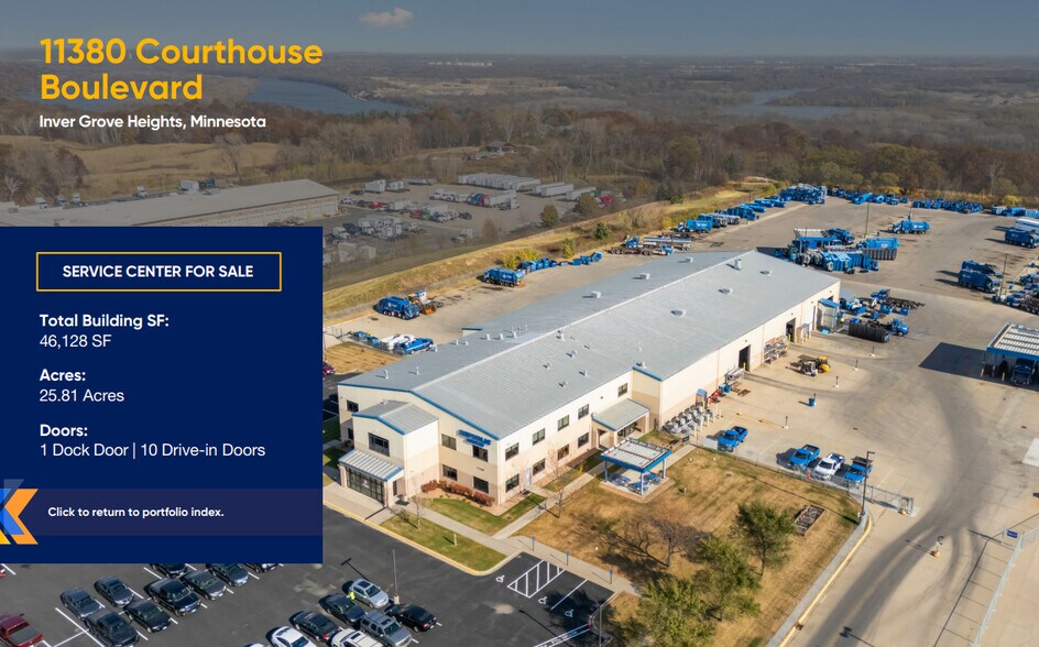 Primary Photo Of 11380 Courthouse Blvd, Inver Grove Heights Warehouse For Sale