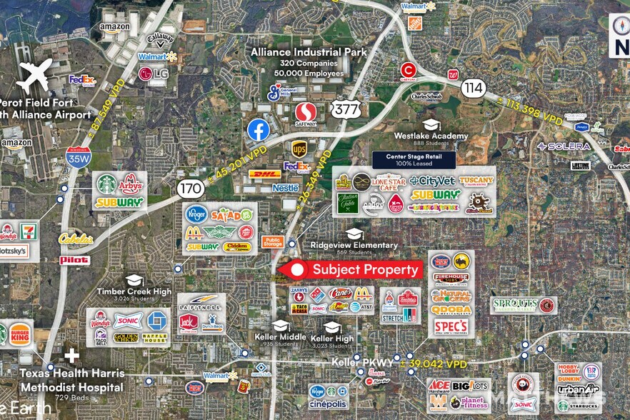 More Photos Of 1200 Main st, Keller Storefront For Lease