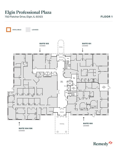 More Photos Of 750 Fletcher Dr, Elgin Medical For Lease
