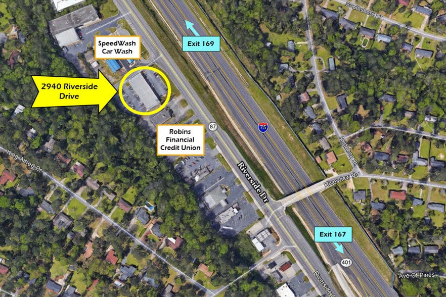 More Photos Of 2940 Riverside Dr, Macon-Bibb Storefront For Lease