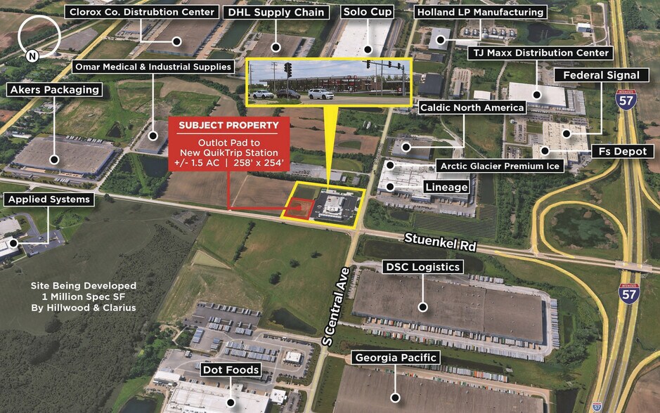 Primary Photo Of SEC of Stuenkel Rd & Central Ave, University Park Land For Sale