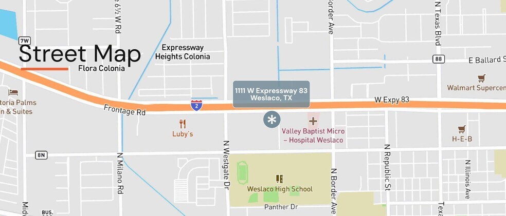 More Photos Of 1221 W Expressway 83, Weslaco Land For Sale