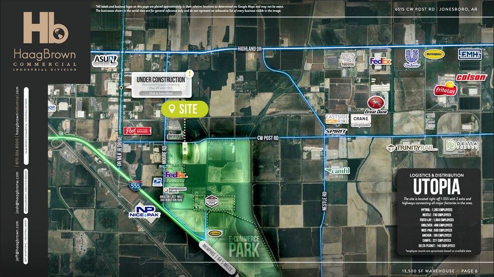 More Photos Of 6515 CW Post Road, Jonesboro Warehouse For Lease