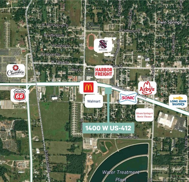 More Photos Of 1400 Highway 412 W, Siloam Springs Freestanding For Lease