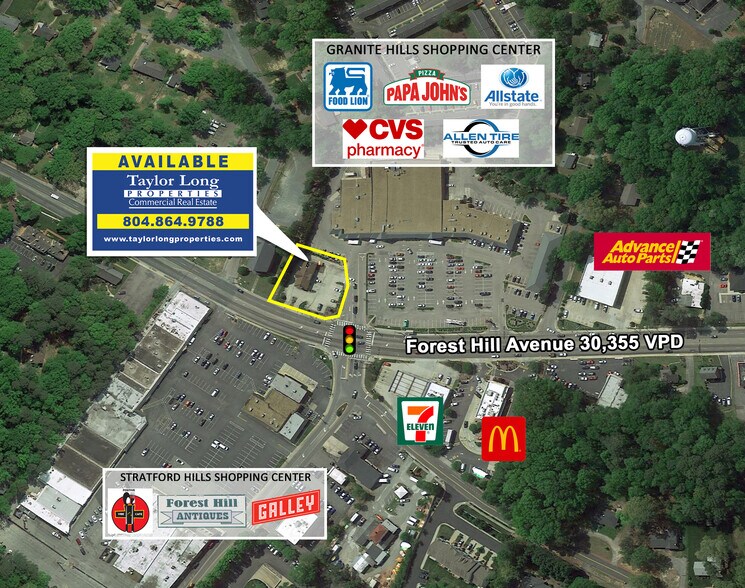More Photos Of 6801 Forest Hill Ave, Richmond Fast Food For Lease