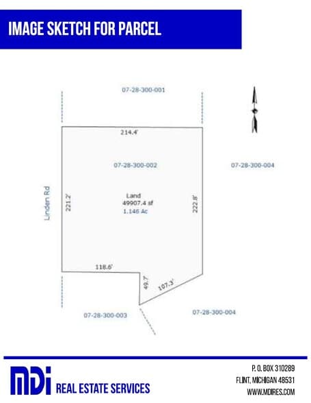 More Photos Of 3393 S Linden Rd, Flint Land For Lease