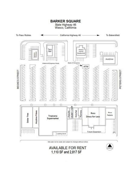 More Photos Of 2351-2445 Highway 46, Wasco General Retail For Lease