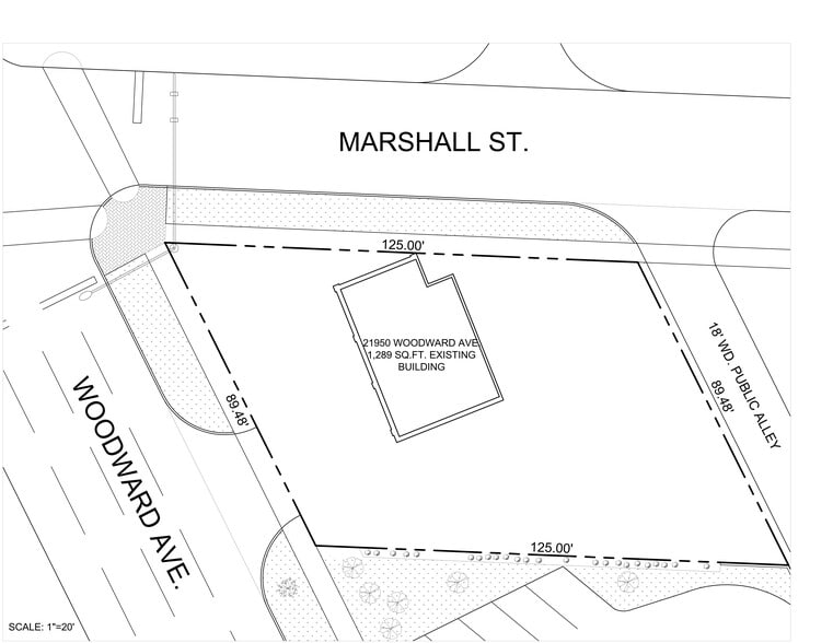 More Photos Of 21950 Woodward Ave, Ferndale Storefront Retail Office For Lease