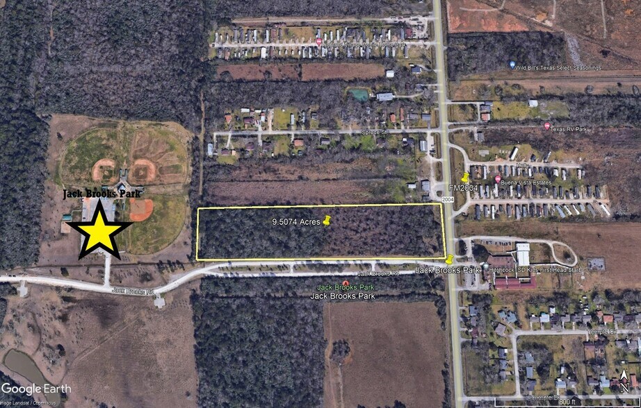 More Photos Of 5640 FM 2004 Rd, Hitchcock Land For Sale