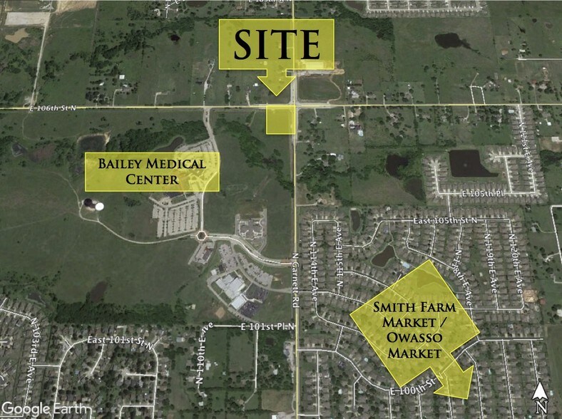 Primary Photo Of SW/C 106th Street North & North Garnett, Owasso Land For Sale