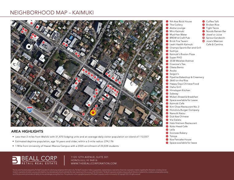 More Photos Of 1109 12th Ave, Honolulu Loft Creative Space For Lease