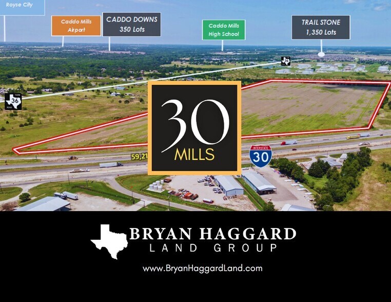 Primary Photo Of Interstate 30 Frontage Road @ FM 36, Caddo Mills Land For Sale