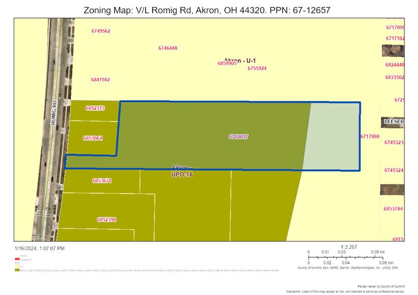 More Photos Of V/L 5.80 AC Romig Rd rd, Akron Land For Sale