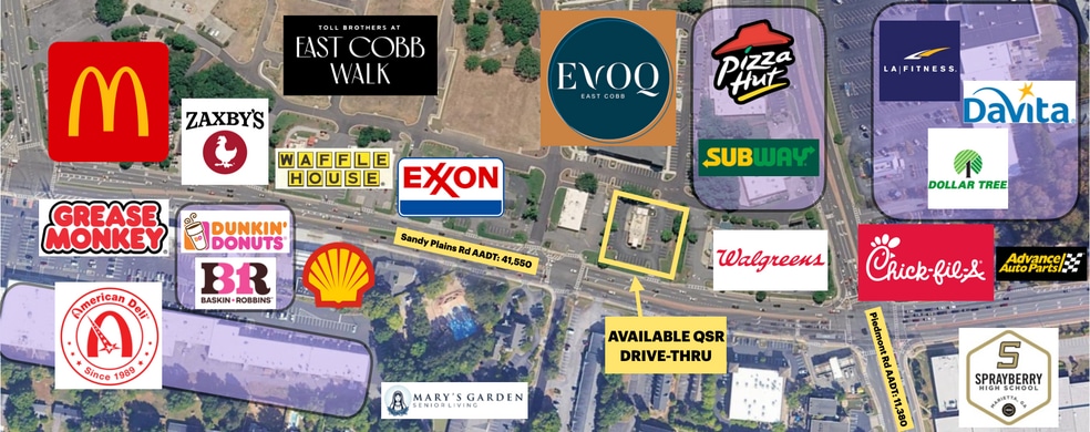 More Photos Of 2626 Sandy Plains Rd, Marietta Restaurant For Lease