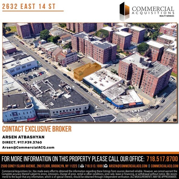 More Photos Of 2632 E 14th St, Brooklyn Medical For Sale