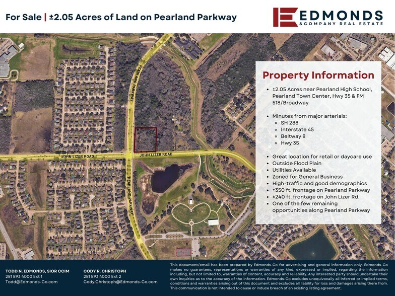 More Photos Of 3301 Pearland Pky, Pearland Land For Sale