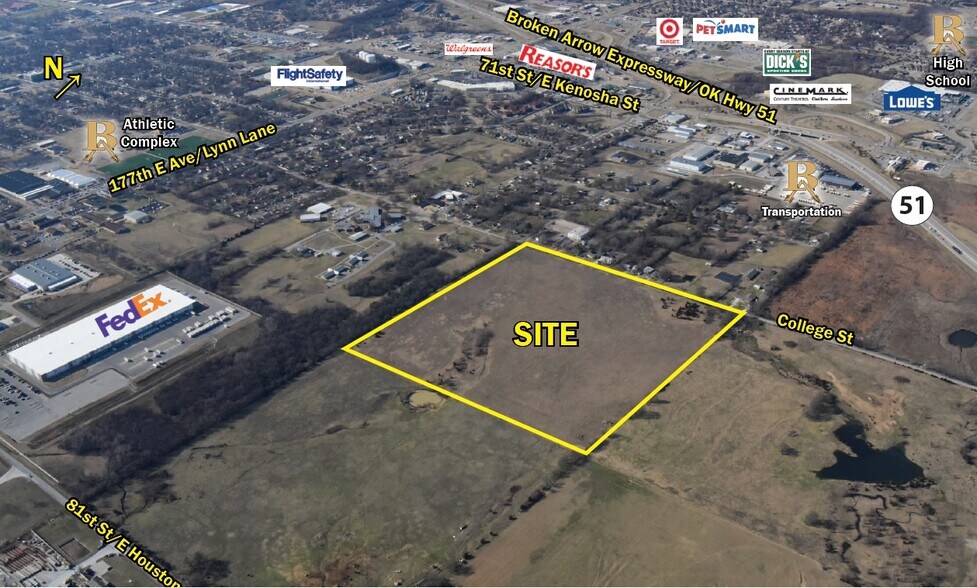 More Photos Of E 1525 E College St, Broken Arrow Land For Sale