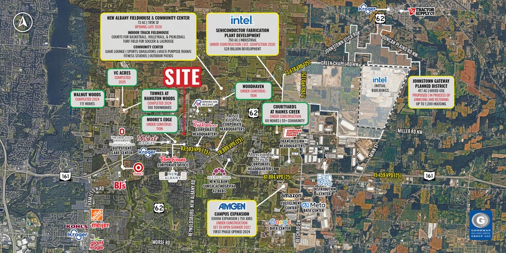 More Photos Of Central College Rd & New Albany-Condit Rd, New Albany Land For Lease
