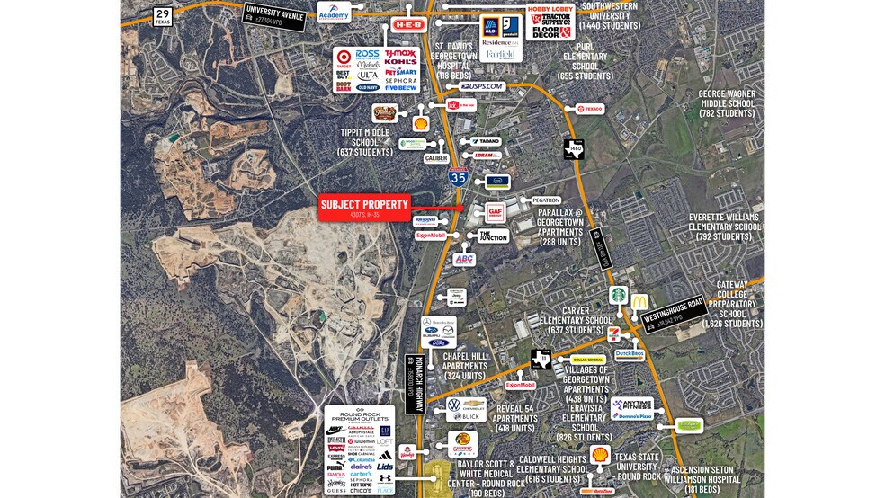 More Photos Of 4307 IH-35, Georgetown Office For Sale
