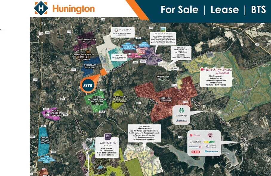 More Photos Of NWC Ronald Reagan Blvd. & Wild way, Georgetown Land For Sale