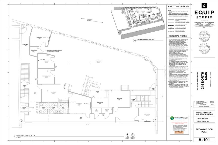 More Photos Of 245-247 N Main St, Greenville Storefront Retail Office For Lease