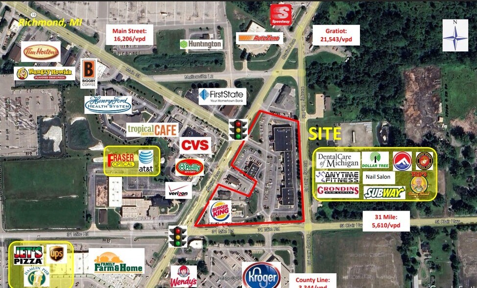 More Photos Of 67180-67244 Gratiot Ave, Richmond Unknown For Lease