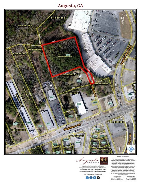 Primary Photo Of 1449 Crescent Dr, Augusta Land For Sale