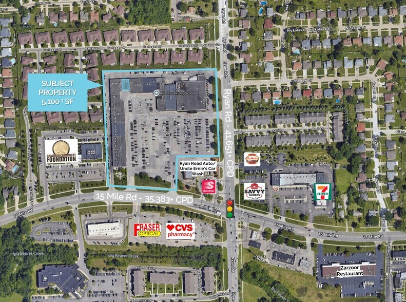 More Photos Of 3605-3843 E 15 Mile Rd, Sterling Heights Freestanding For Lease