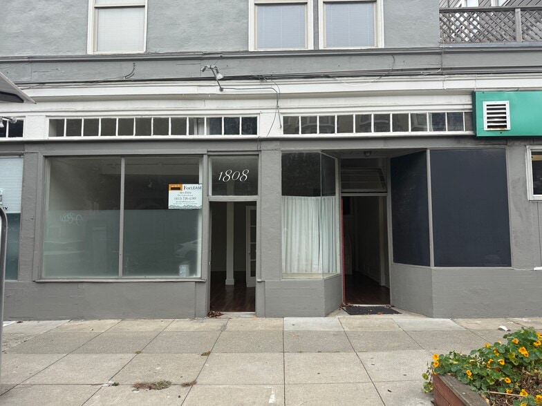 More Photos Of 1808 McAllister St, San Francisco General Retail For Lease