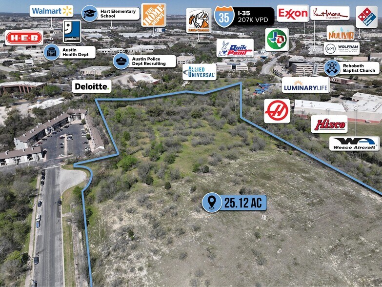 Primary Photo Of 8146 Exchange Dr, Austin Land For Sale