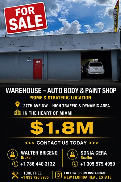 More Photos Of 2195 NW 27th Ave, Miami Freestanding For Sale