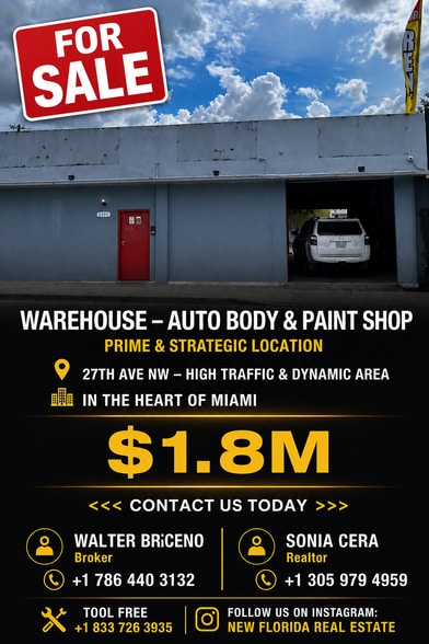 More Photos Of 2195 NW 27th Ave, Miami Freestanding For Sale