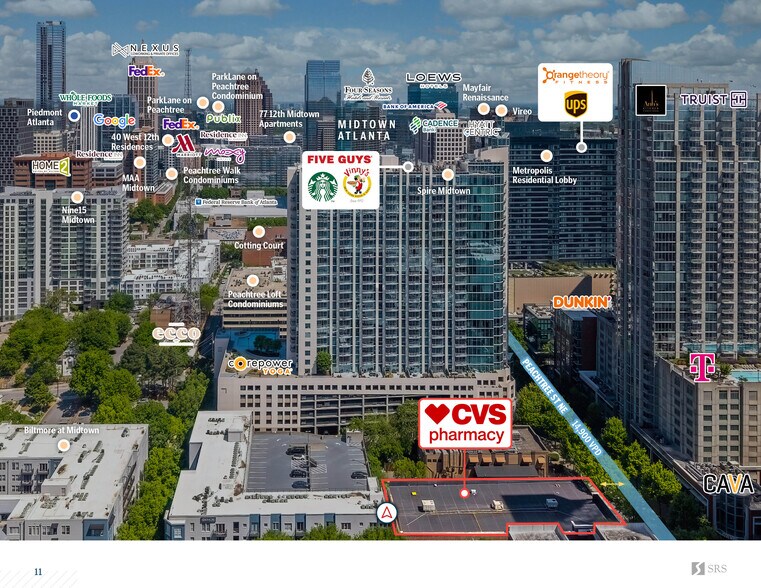 More Photos Of 842 NE Peachtree St, Atlanta Freestanding For Sale