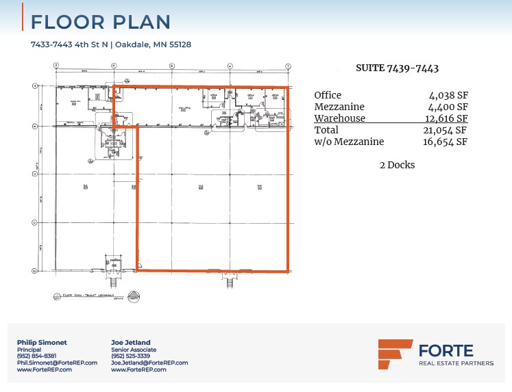 More Photos Of 7433-7447 4th St N, Oakdale Flex For Sale