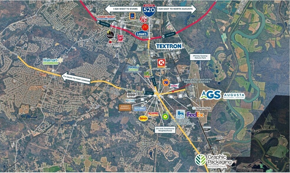 More Photos Of 2041 Forward Augusta Dr, Augusta Land For Lease