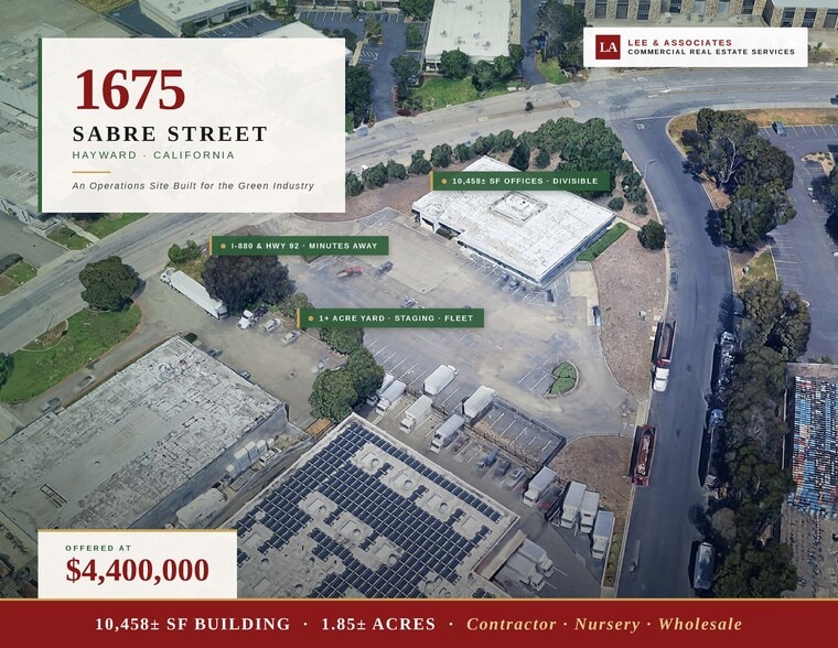More Photos Of 1675 Sabre St, Hayward Industrial For Sale