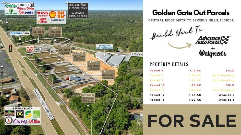 Primary Photo Of 4154 N Lecanto Highway, Beverly Hills Land For Sale