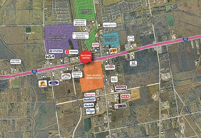 More Photos Of 4810 East Fwy, Baytown Freestanding For Lease