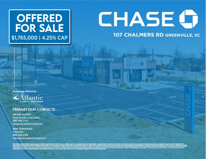 More Photos Of 107 Chalmers rd, Greenville Bank For Sale