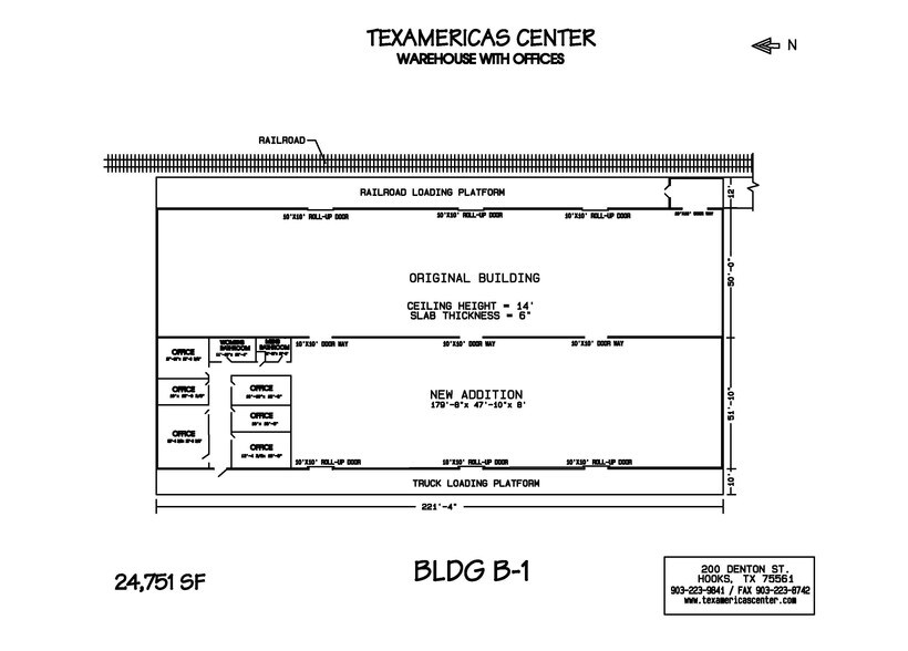 More Photos Of Area B, B-Line, Hooks Warehouse For Lease