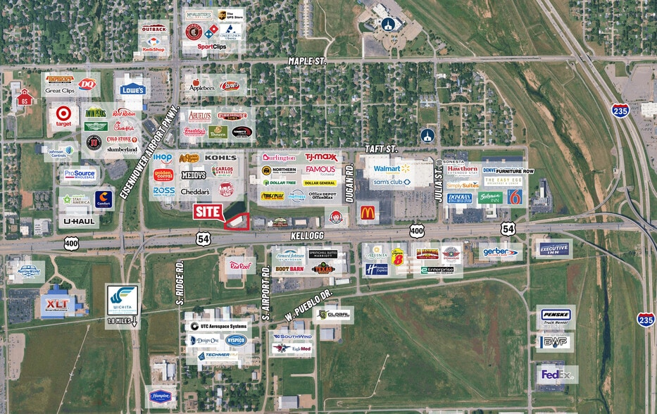 More Photos Of 6866 W Kellogg Dr, Wichita Freestanding For Lease