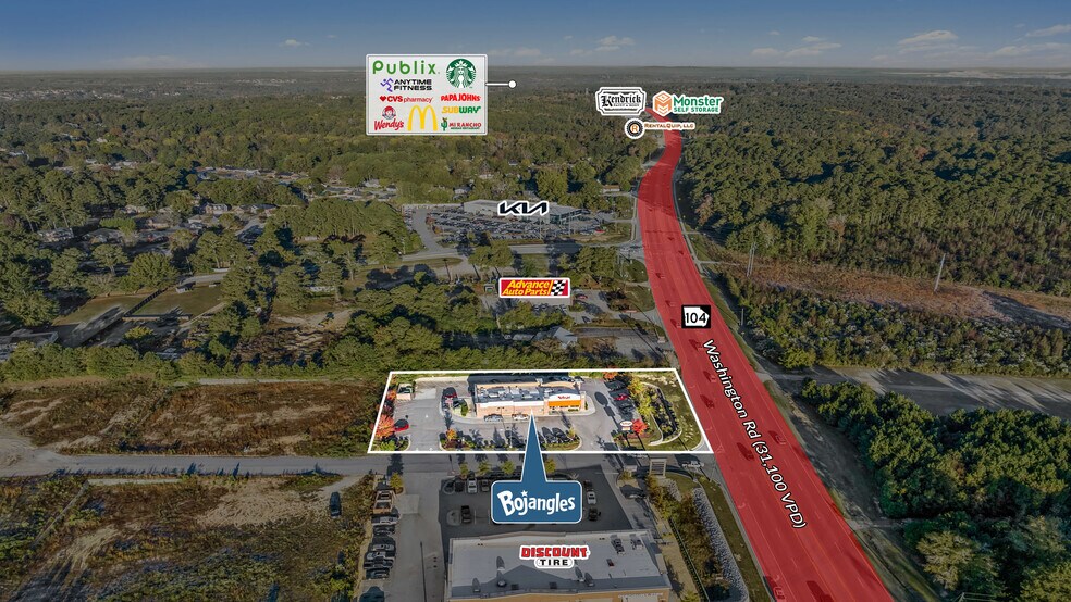 More Photos Of 4544 Washington Rd, Evans Fast Food For Sale