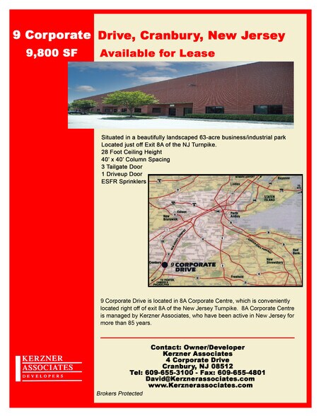 More Photos Of 2 Corporate Dr, Cranbury Unknown For Lease