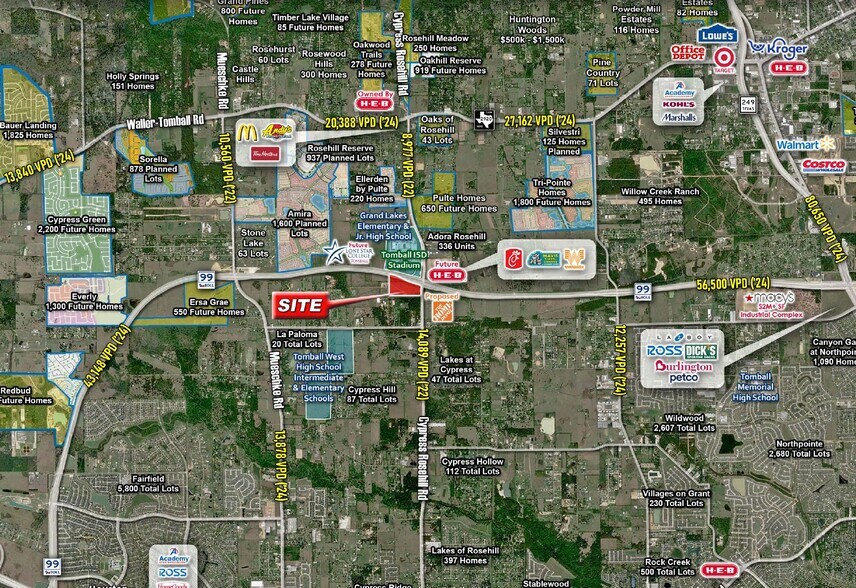 More Photos Of SWC of Hwy 99 & Cypress Rosehill Rd, Tomball Unknown For Lease