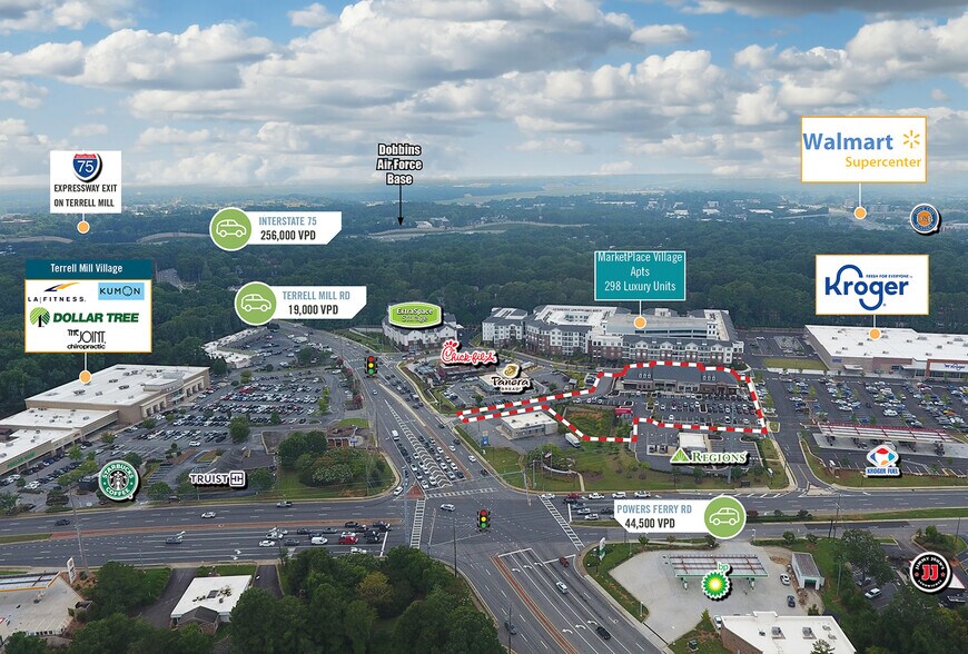 More Photos Of 1420 Terrell Mill Rd SE, Marietta General Retail For Lease