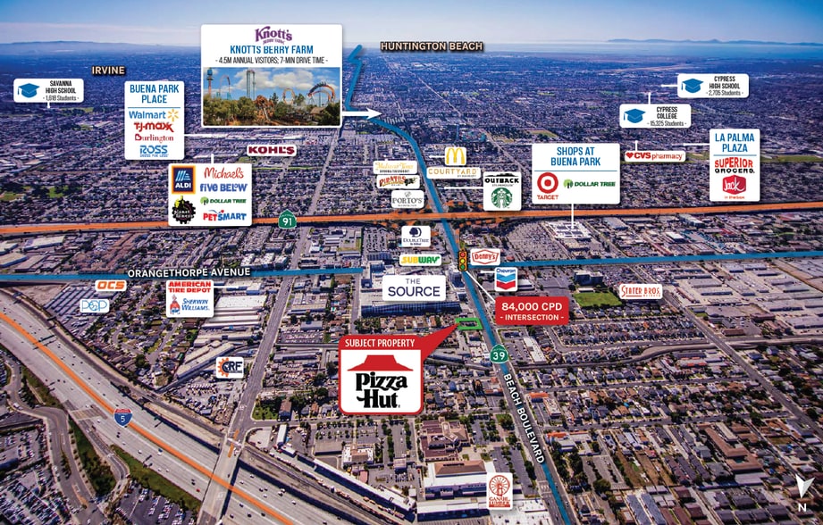 More Photos Of 6832 Beach Blvd, Buena Park Freestanding For Sale