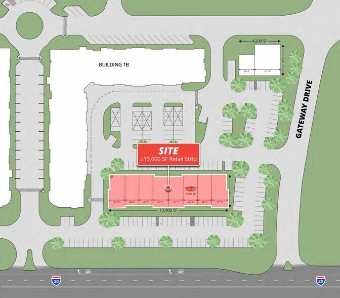 More Photos Of NWC I-20 & Cinema Dr, Hudson Oaks General Retail For Lease